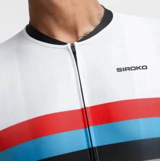Maillot Ciclismo Siroko Blanco Talla M