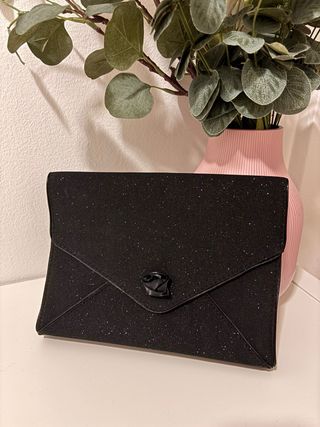 Bolso de mano fiesta negro