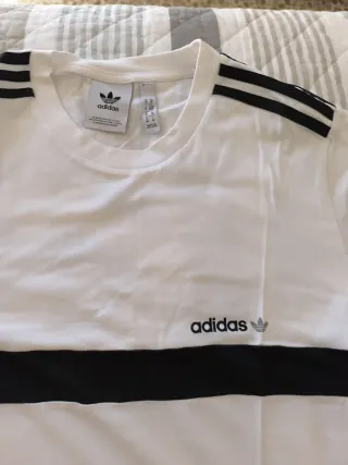 Camiseta Adidas Talla M Blanca
