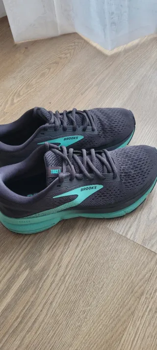 Zapatillas Brooks Trace 3 Mujer Negro/Turquesa