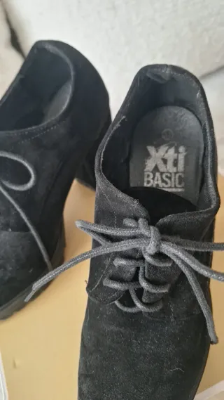 Zapatos Xti Ante Negro Talla 37