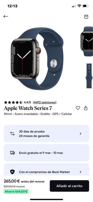 Apple Watch Series 7 41mm Celular.