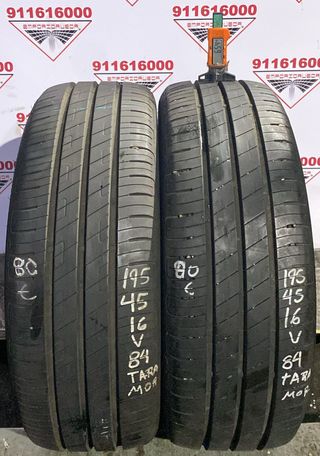 195 45 16 V GOODYEAR RUEDA AL 90% VIDA UTIL
