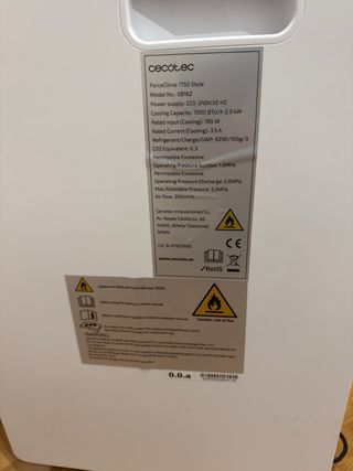 ACC Portátil Cecotec Blanco Modelo 7150 style