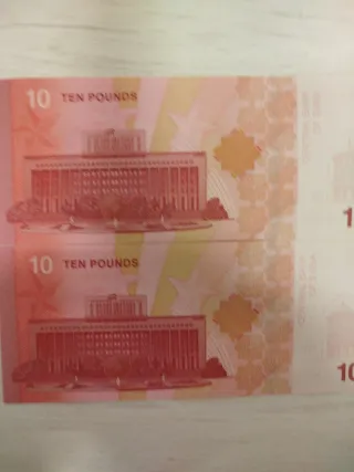 2 Banconote Siria 10 Serie Correlativa