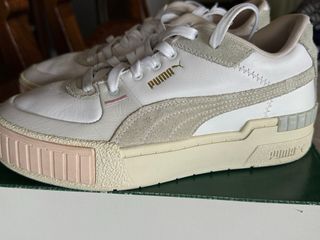 Puma sneakers donna beige e bianche