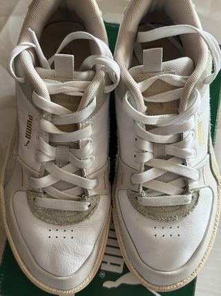 Puma sneakers donna beige e bianche