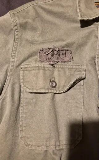 Camicia Replay verde militare