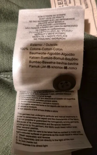 Camicia Replay verde militare