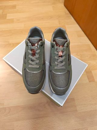 Tamaris Sneaker Donna 39 Grigio Rosso Nuove
