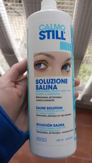 Calmo Still Solución Salina. Leer descripción