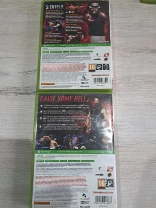 Juegos Xbox 360 WWE 2K15 y 2K16