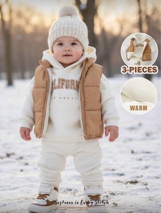 Conjunto 3 Piezas Bebé Niño esta sin entrenar