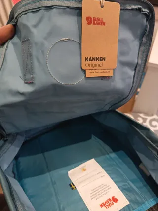 Mochila Fjallraven Kanken Azul/Rosa