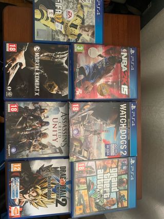 Pack Juegos PS4: FIFA 17, NBA 2K15, GTA V