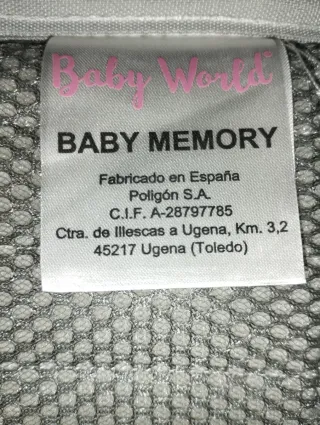 Colchón para cuna 120cm x 60cm