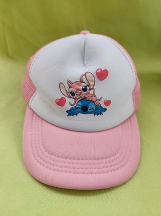 ¡OFERTA! Gorra Stitch color rosa y Azul - Nueva