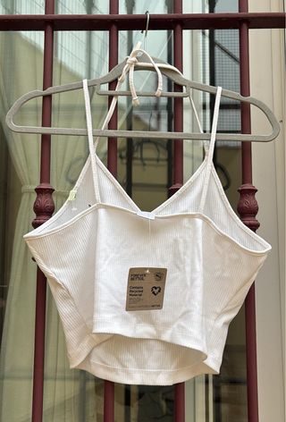 Top Puma Blanco Talla XL Nuevo con Etiquetas