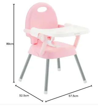 Trona KikkaBoo 3 en 1 Bebé Silla Alta
