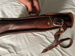 Maletín de cuero artesanal