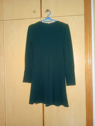 Vestido verde Zara mujer