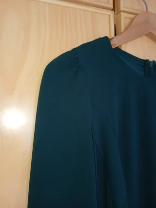 Vestido verde Zara mujer