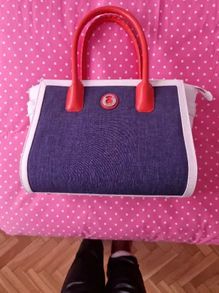 Bolso Tous Azul y Rojo