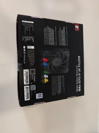 Ventilador Noctua Chromax NF-A12x25 PWM Negro