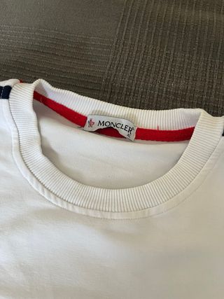 Sudadera Moncler Blanca.