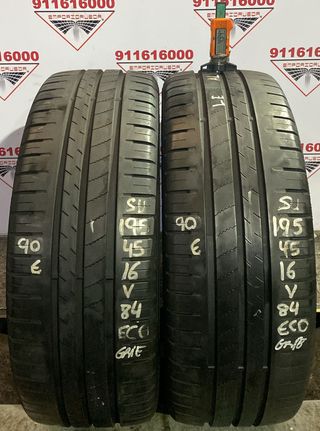 *195 45 15 V GOODYEAR RUEDA AL 90% VIDA UTIL