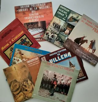 Discos de vinilo Moros y Cristianos Alicante