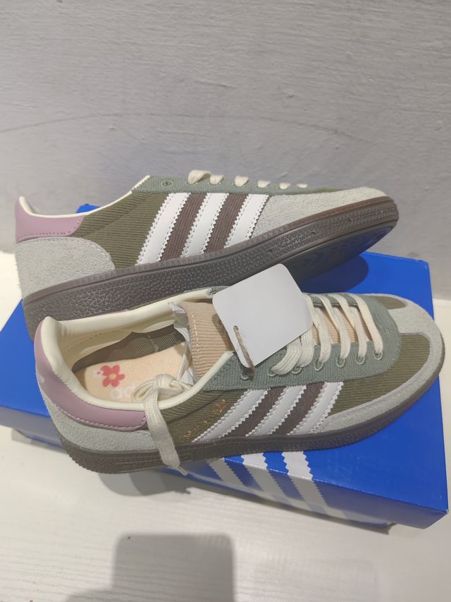 Adidas Handball Spezial Verde blanco Talla 36 -40