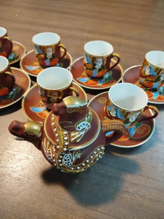 Juego de té japonés vintage