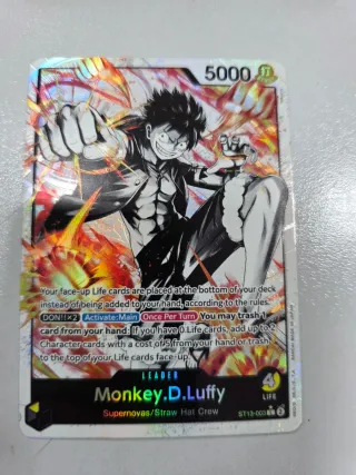 Carta One Piece Luffy ST13-003 AA