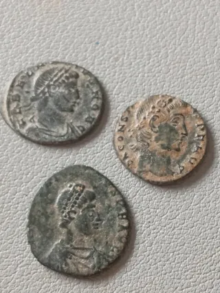 ≡ Precioso Lote 3 Monedas romanas Antiguas