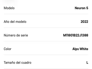 Bicicleta Canyon Neuron 5