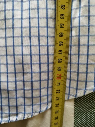 Camisa Pedro del Hierro Cuadros Azul y Blanco