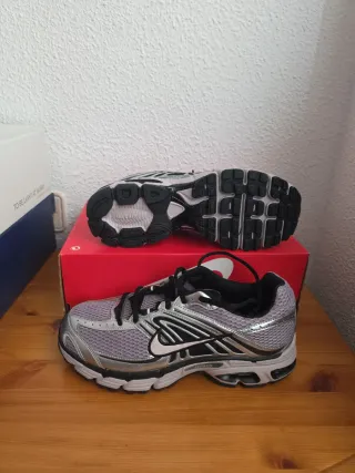 Nike Zapatillas Deportivas Plata y Negro