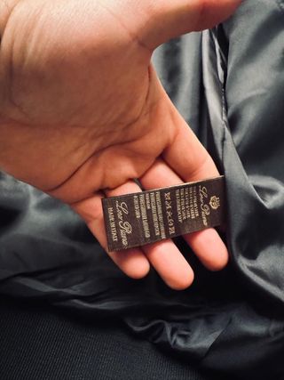 Chaqueta Loro Piana Negra Talla XL