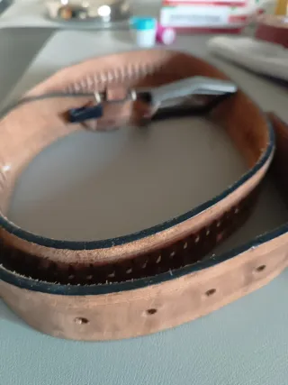 2 Cinturones Mango y Zara Beige/Marrón