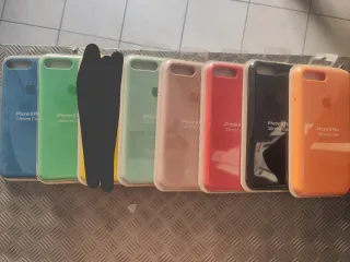 Cover iPhone 8 Plus con interno camoscio