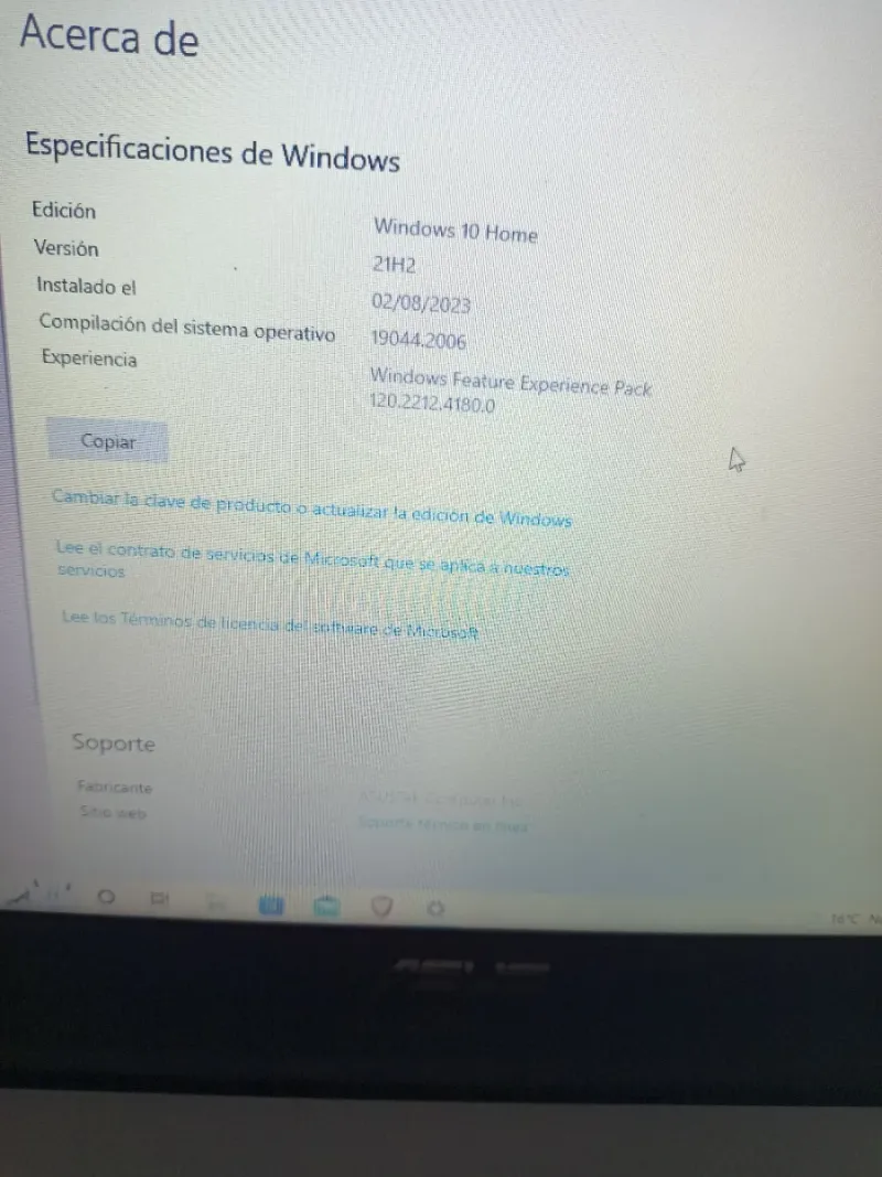 Portátil Asus 8GB RAM 256GB SSD afbeelding 3