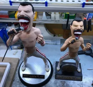 Freddie Mercury Figura 3D