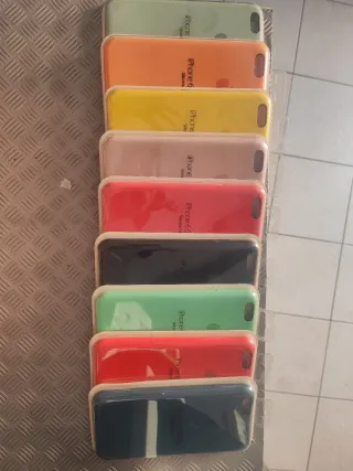 Cover iPhone 6S plus con interno camoscio