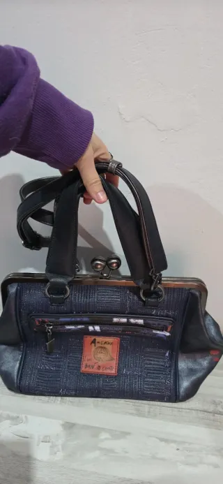 Bolso Anekke Negro Multicolor