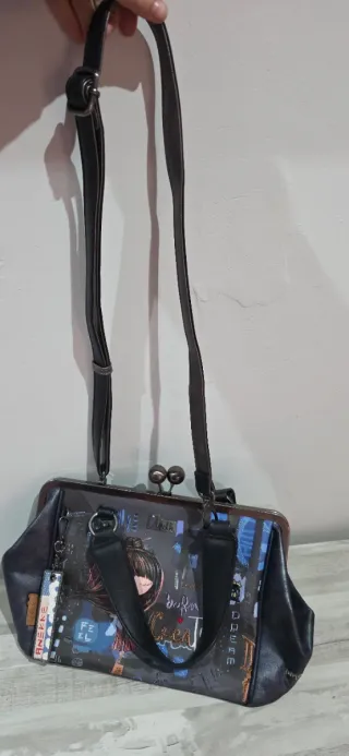 Bolso Anekke Negro Multicolor