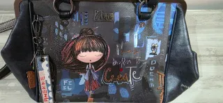 Bolso Anekke Negro Multicolor