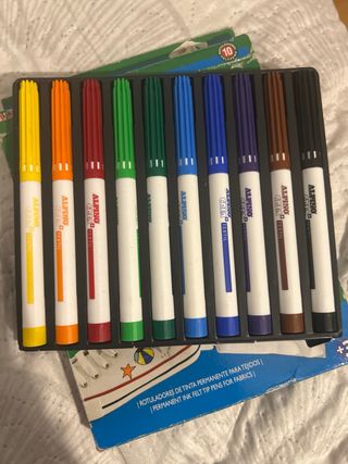 Rotuladores Alpino Crea Textil 10 uds