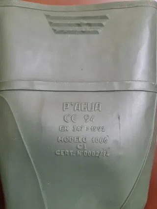 Botas de agua verdes