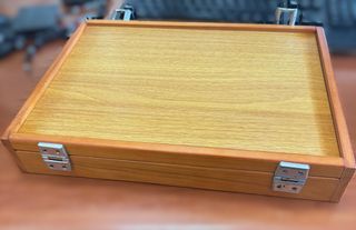 Valigetta vintage in legno